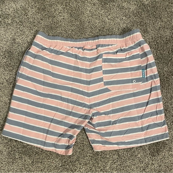 EUC - Men’s Bonobos Swim Trunks - Pink, White, & Blue - Size: Large - Picture 2 of 2